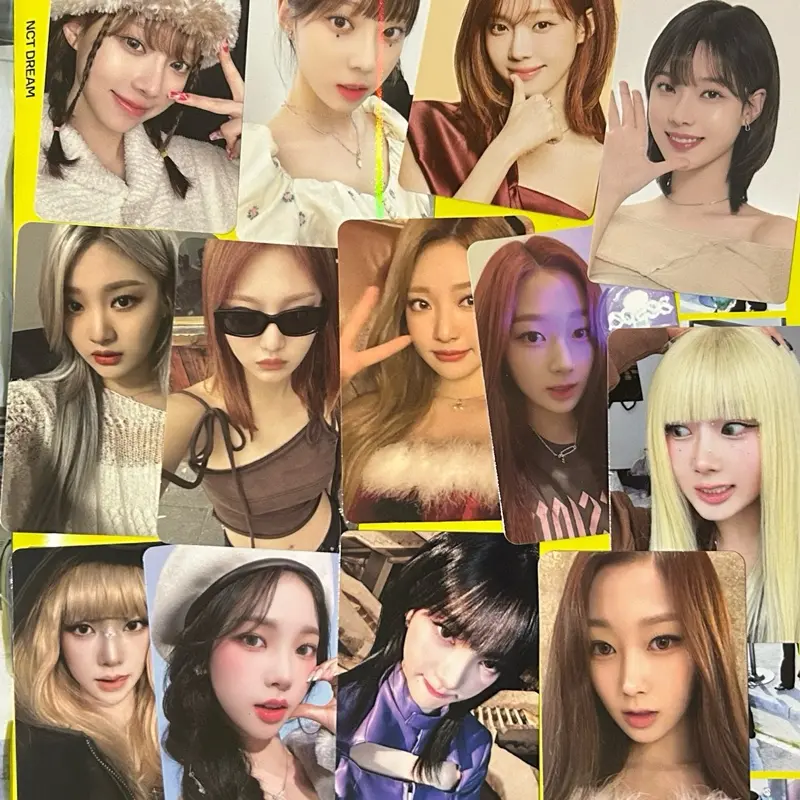 photocard official aespa (free pc hologram + freebies)