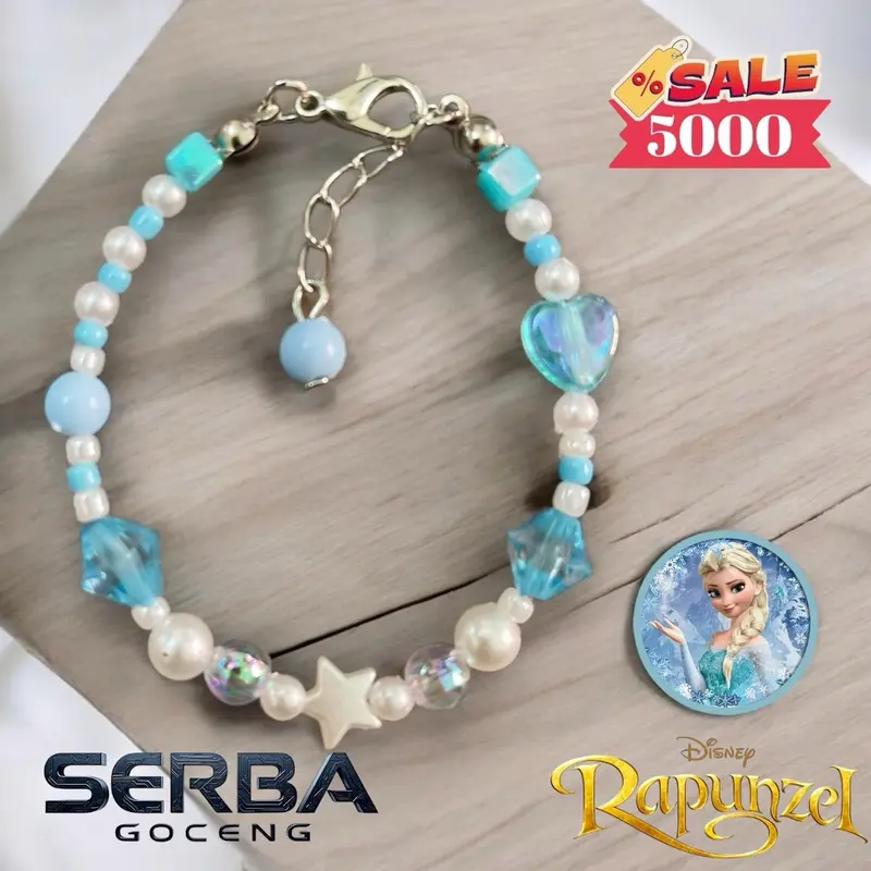 [BELI 2 GET HADIAH]  Gelang Anak 13cm Karakter Disney NETCUTE  Gelang manik manik Aksesoris Kids 3