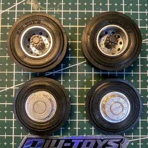 BAN KARET QIU TOYS MINIATUR BUS RKC PLUS RING ORIGINAL QUALITY TERBAIK UNTUK KOLEKSI