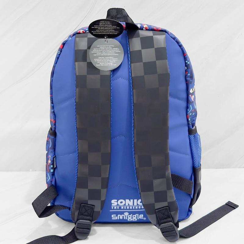 Tas Ransel Anak Sekolah SD Smgle Sonic Classic Backpack Blue - Polyester PU, Muat Laptop 15 Inch 5