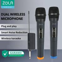 Gambar Zola Mic Wireless Microphone Dynamic Handheld Microphone Karaoke Microphone Mic with Rechargeable Receiver dari Zola Indonesia Kota Administrasi Jakarta Barat 1 Tokopedia