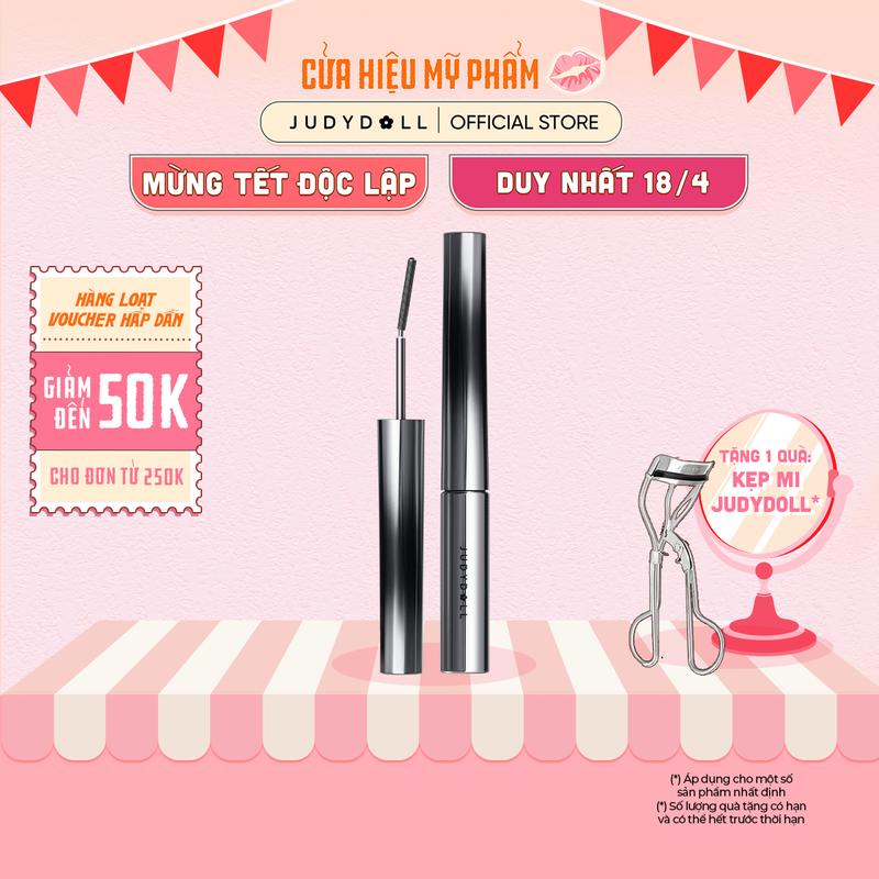 JUDYDOLL Curling Iron Mascara Tơi mi Giữ cong dài mi Chống nước Chống lem Lâu trôi 2g