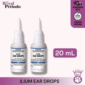 Ilium Ear Drops Obat Tetes Telinga Kucing dan Anjing 20ml