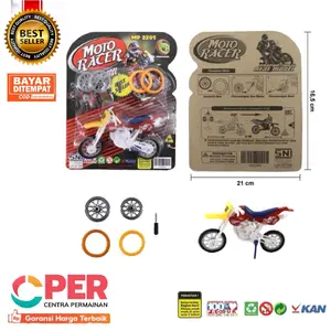 [BISA COD] Mainan Anak Motor Trail Lengkap Bonus Dua Ban Obeng dan Gearbox Motor Cross Mainan Honda