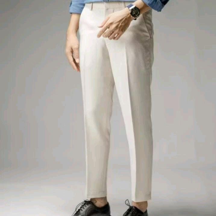 Karera Celana Formal Pria slimfit Original Panjang Kantor Abu Muda abu tua Hitam navy cream Kerja formal Kain 7