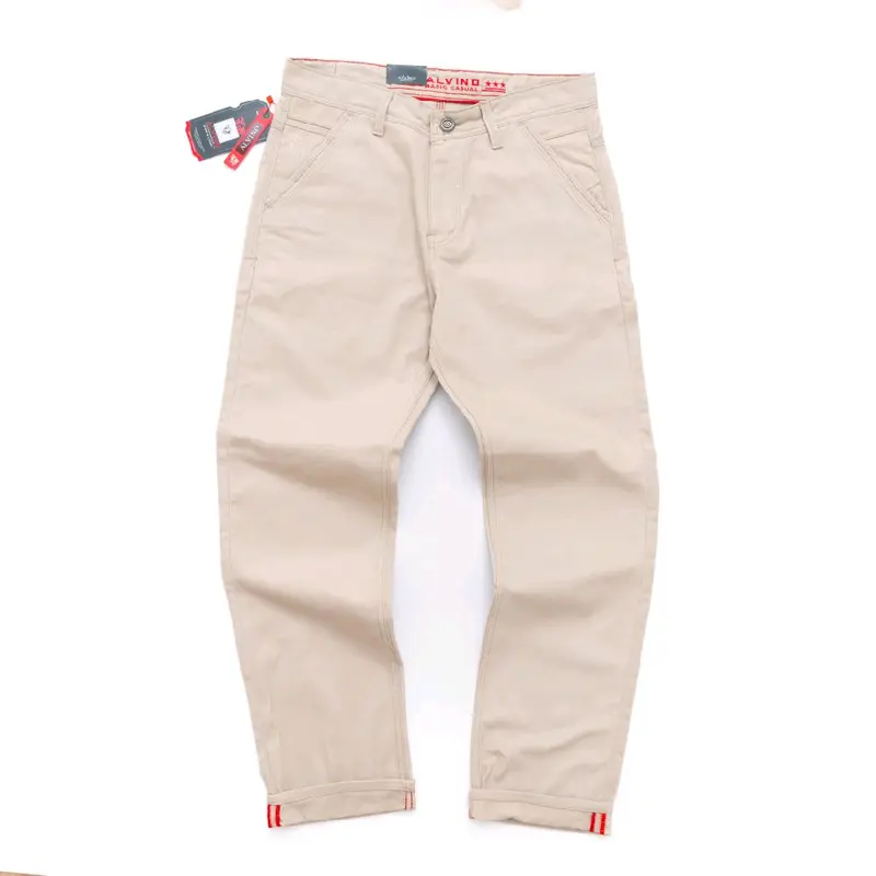 celana kanfas alvino  model kantong  paspol/bobok bahan kanfas sulfura  di pake adem panjang 104 cm sampe 105 cm tipe standar regular 4