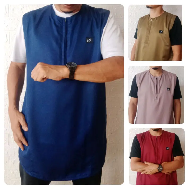 ROSAL / ROMPI SHOLAT / ROMPI PRIA MUSLIM / ROMPI PRIA DEWASA - bahan katun toyobo, warna : hitam, krem, milo, navy, abu tua dll.. 3