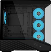Gambar CASING LIAN LI VECTOR V100R RGB MINI Black - Mid Tower mATX Case Tempered Glass (Free 4x ARGB Fan) dari Techno Computer Bali Kota Denpasar 3 Tokopedia
