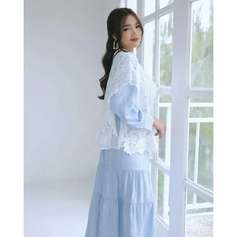 Gaudi PrP. Harmony - Maxi Dress Lengan Panjang Casual Wanita Bronson Dress