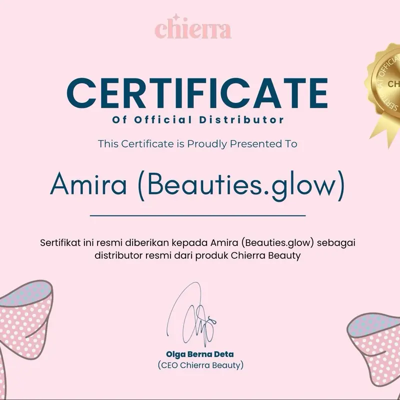 [DAPAT 2] CHIERRA PINK GLOW UP BRIGHTENING CLAY MASK - Masker Wajah Pencerah 1