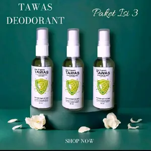 Promo dapat 3 Deo Organic Natural Deodoran Tawas Spray 60ml Menghilangkan bau badan , ketiak kaki