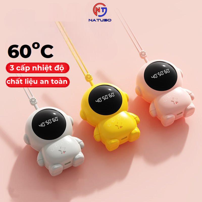 Máy sưởi ấm cầm tay mini nhỏ gọn 3 cấp nhiệt độ - Natuso HF01