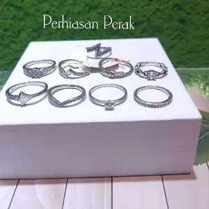 Cincin Perak 925.Cincin Variasi Silver