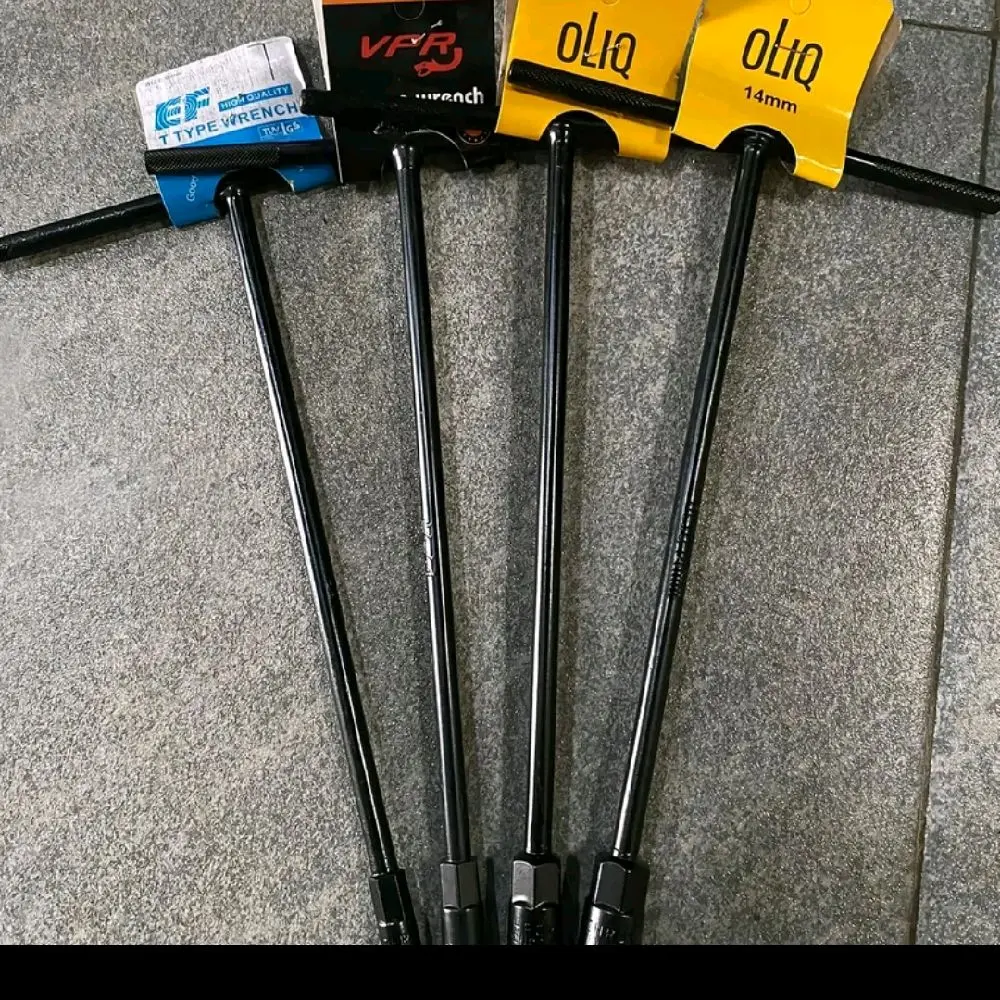 Set Kunci T Dapat 4 Pcs merek olive vpr Ukuran 8-10-12-14 untuk Keperluan Perbaikan dan Pemasangan