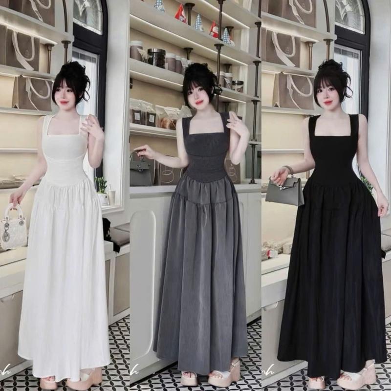  XẢ HÀNG- Váy maxi 2 dây dáng dài đi biển-THINHHANSTORE 