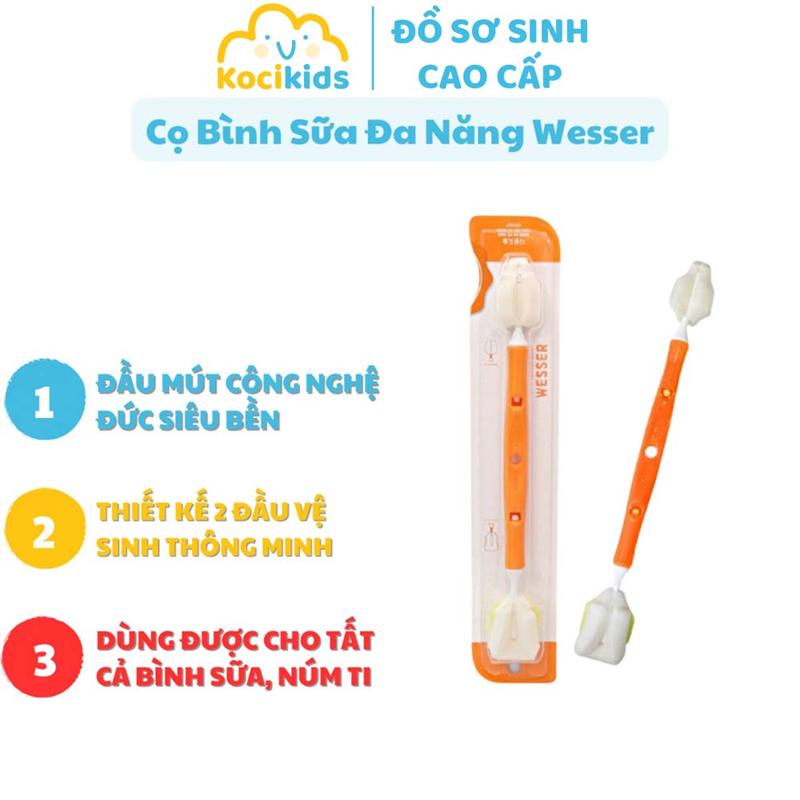 Cọ Rửa Bình Sữa Dụng Cụ Vệ Sinh Bình Sữa Đa Năng Wesser