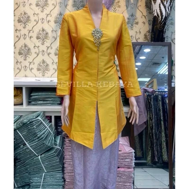 Anisa Kebaya - Setelan Kebaya Tafeta Tunik Melayu / Kebaya Tafeta Busui Jumbo / Kebaya Modern / Kebaya Encim Tafeta 2