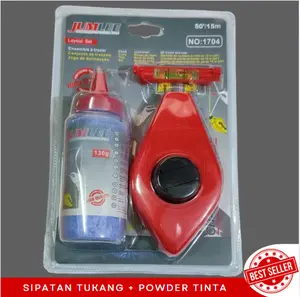 JMJ - Sipatan Benang Tukang Plus Tinta / Lot Benang / Tarikan Benang / Chalk Line Nankai