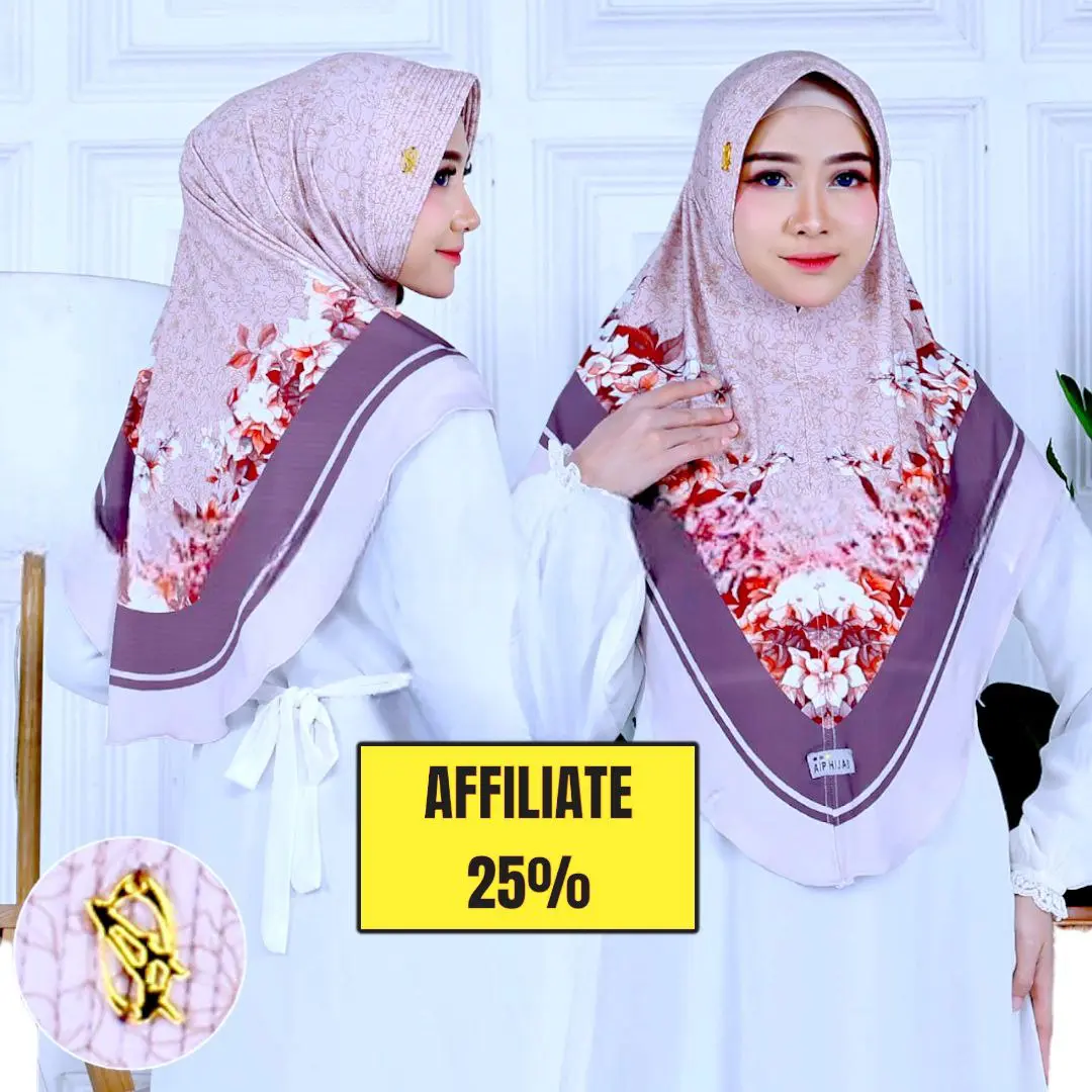BERGO MOTIF Jilbab Kerudung Instan Bergo Pet MOTIF PRINTING FLOW JERSEY PREMIUM