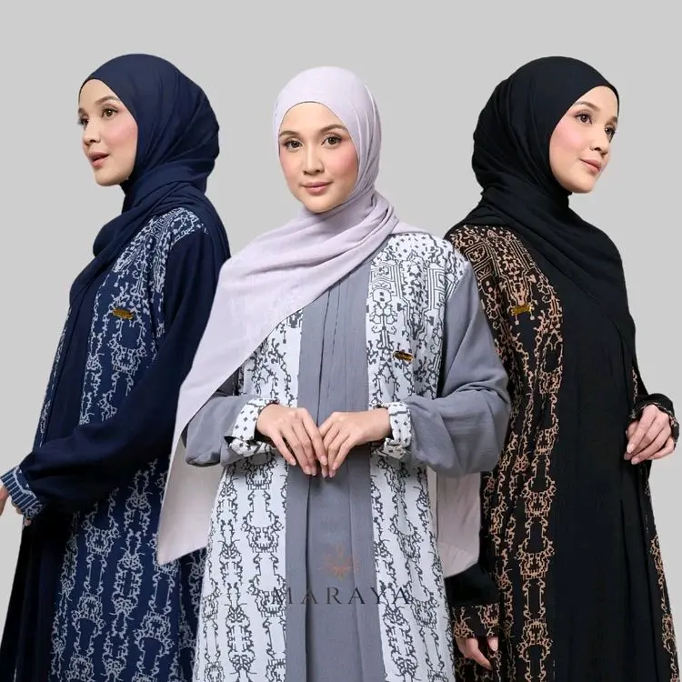 gamis syafira  Wanita Dewasa Muslim Dress Mewah Lebaran terbaru 2025 0