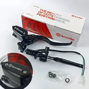 Master Rem Brcmbo Oval E2 Model Rcb Paket Handle Kopling Universal Semua Motor Vixion,R15,Cbr,Satria Fu,Sonic,Ninja,Megapro,Byson Dan Motor Lain Nya Motorcycle