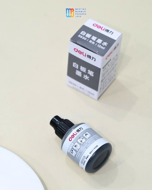 Deli Refill Tinta Spidol Warna Hitam Merah Biru - S630 7