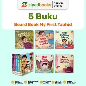Ziyadbooks - (Isi 5 Buku) My First Tauhid  Mengenal Allah - Buku Mini Boardbook Bayi 0+