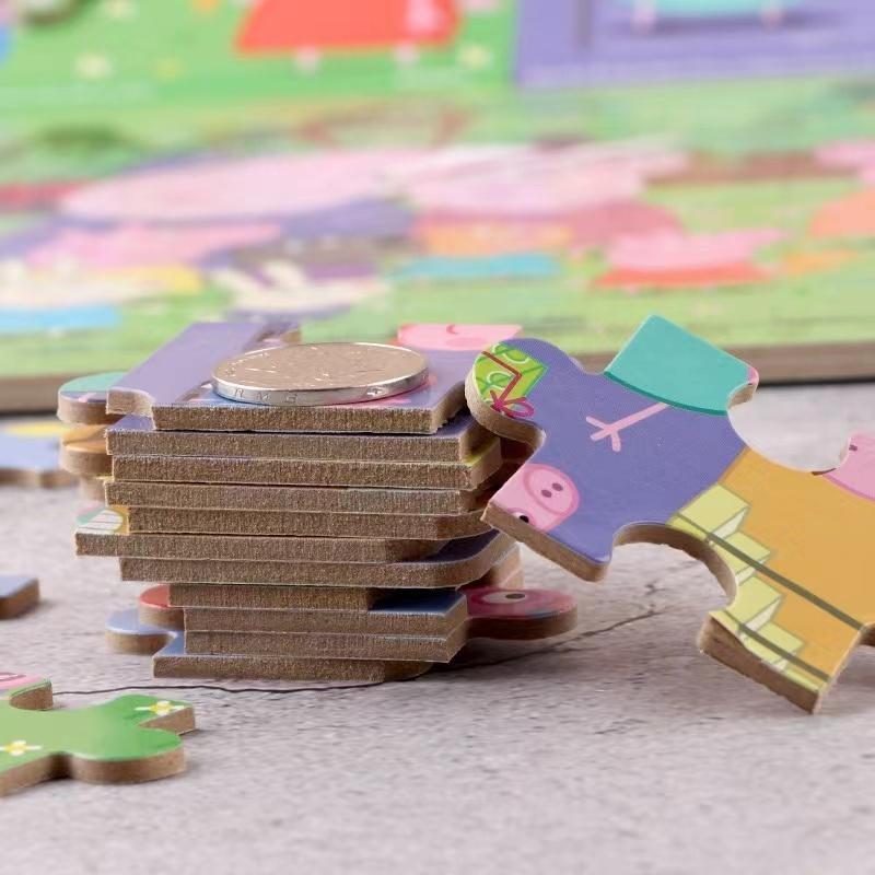 Đồ Chơi Bộ Ghép Hình Heo Peppa, Chính Hãng, Dành Cho Trẻ Em, Trò Chơi Cảnh Ghép Hình Cảnh, Đồ Chơi Giáo Dục, Quà Tặng Trẻ Em 5