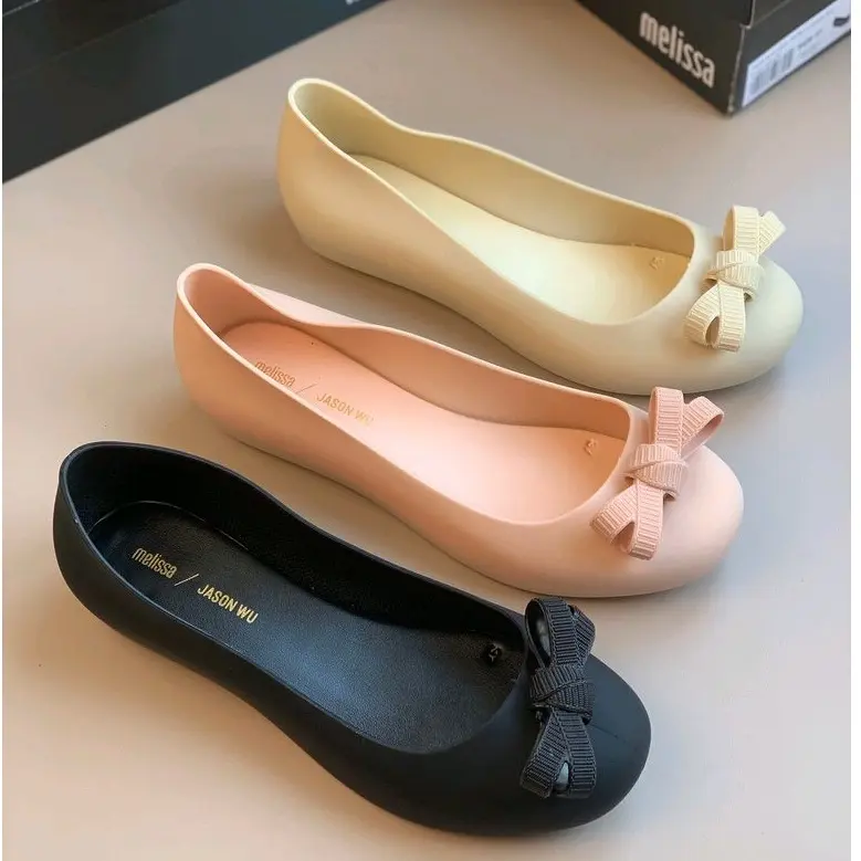 COD SEPATU WANITA IMPORT BRANDED MELISSA MEL020 CUTE FORMAL FLATSHOES PREMIUM