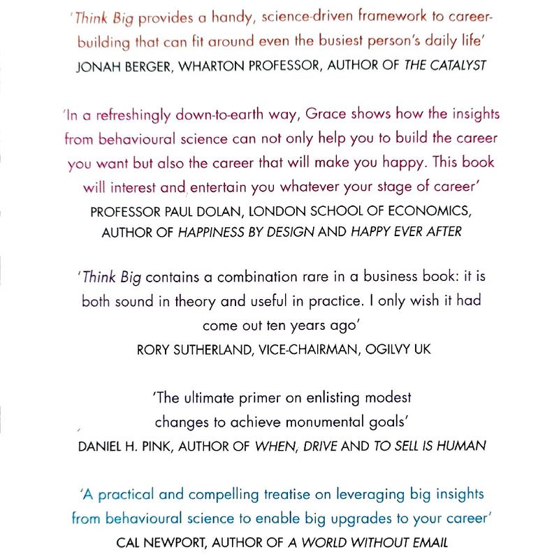 Think Big -Dr Grace Lordan Soft Cover Regular Edition 1