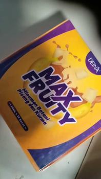 Product Review of 1 Kotak Max Fruity Deina | Tanpa Gula Putih | Minuman Campuran Pisang Kurma Drink from s**2 2