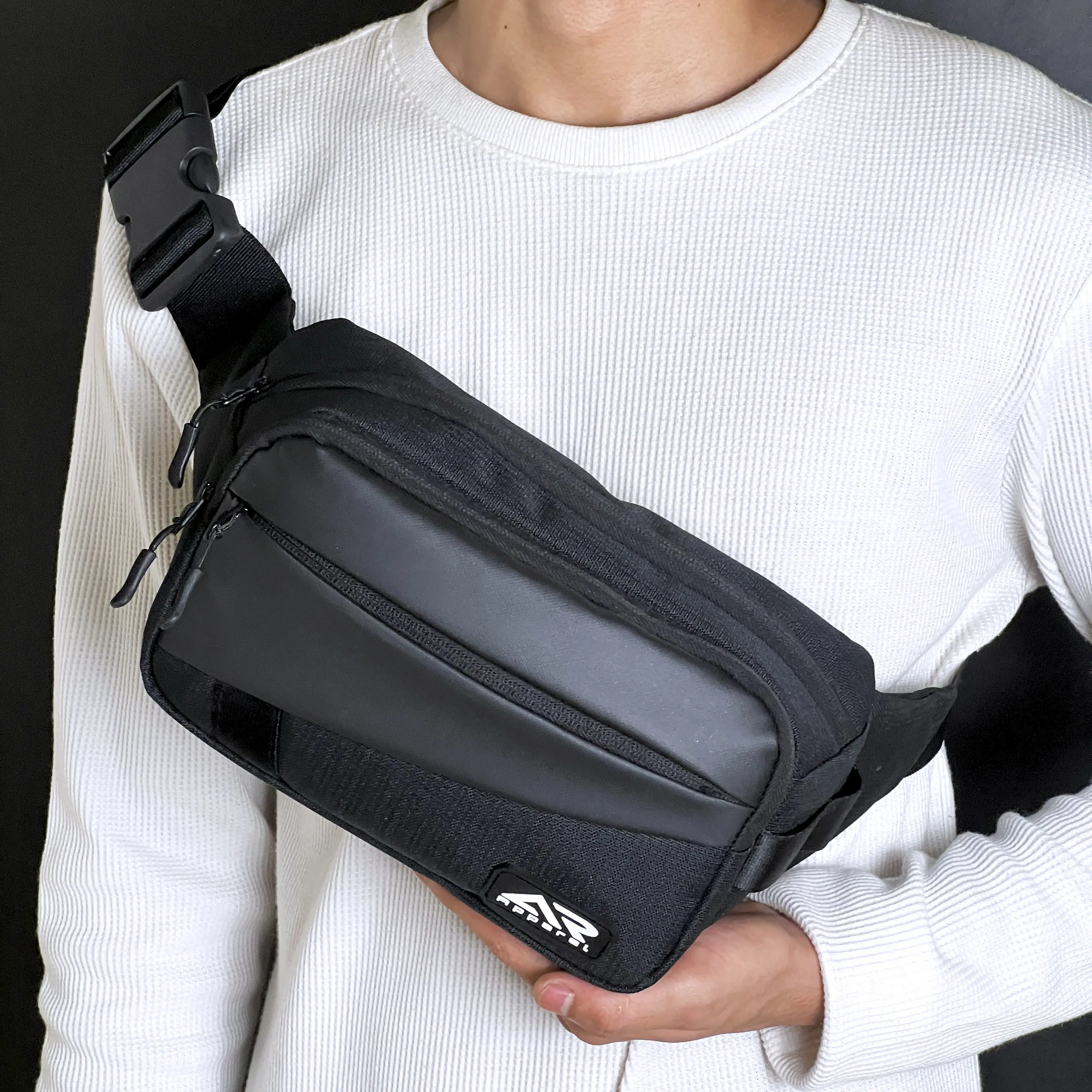 AR APPAREL Distronation 2.0 Waistbag Tas Selempang Pria Multifungsi Slingbag Sporty Tas Pinggang Cowok