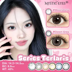 【0.00 s/d -5.00】Mysticeyes Softlens Natural - Lensa Kontak Warna Natural, Use 6 Bulan, DIA 14.2mm, BC 8.6mm, Kandungan Air 42%, AKL Approved, Free Softlens Case - Soflen