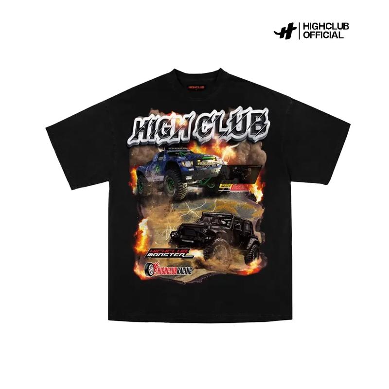 Áo Big Truck Tee - Black and White - HIGHCLUB Brand Chính Hãng