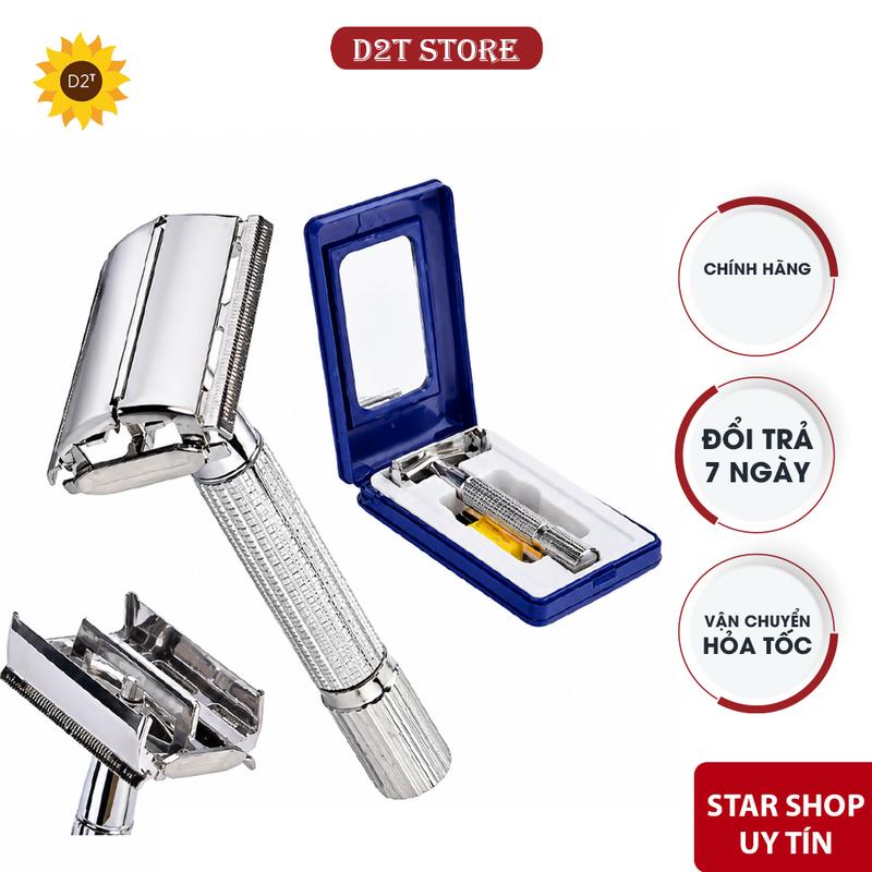 Dao Cạo Râu Inox NANJIE Cổ Điển Không Rỉ NJ997 | Dụng Cụ Cạo Râu Lưỡi Lam Cổ…