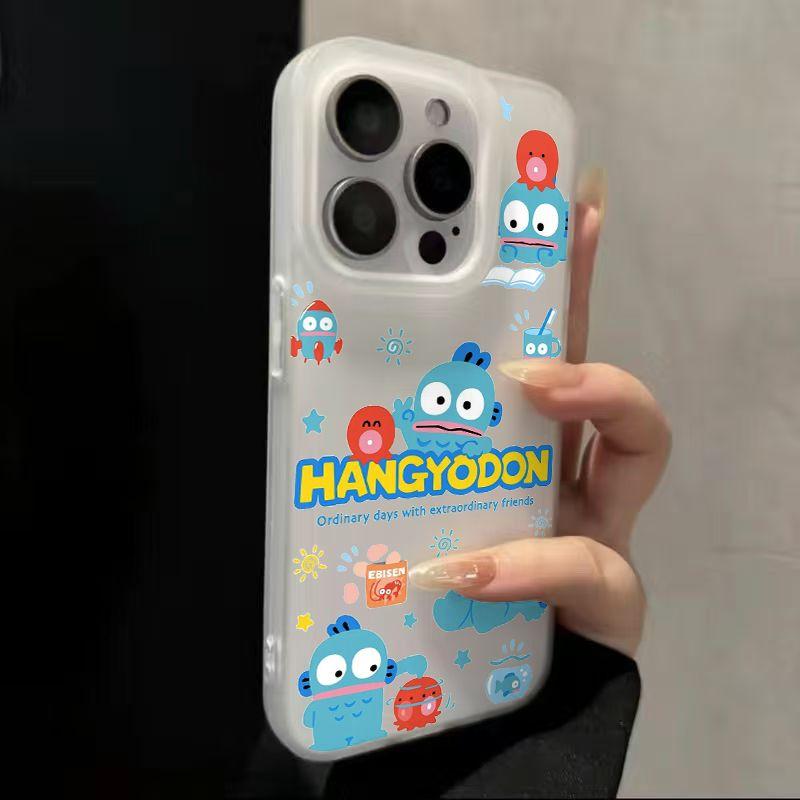 Cá hề lỗ lớn mài mòn phù hợp với vỏ điện thoại Apple 17air iPhone 16promax bao gồm tất cả 15 mài 14