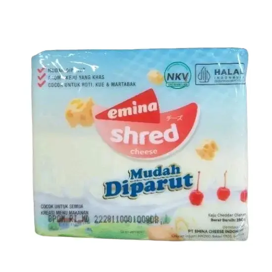 Keju Emina  Shred 250 Gram hit cheese