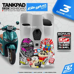 Stiker Pelindung Dashboard Depan Stylo 160 Striping Stylo Motor Motorcycle Kendaraan sticker