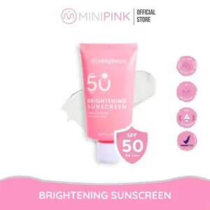 MINIPINK Sunscreen Brightening SPF 50 PA++++ UVA UVB Blue Light Protection 40ml - MP029