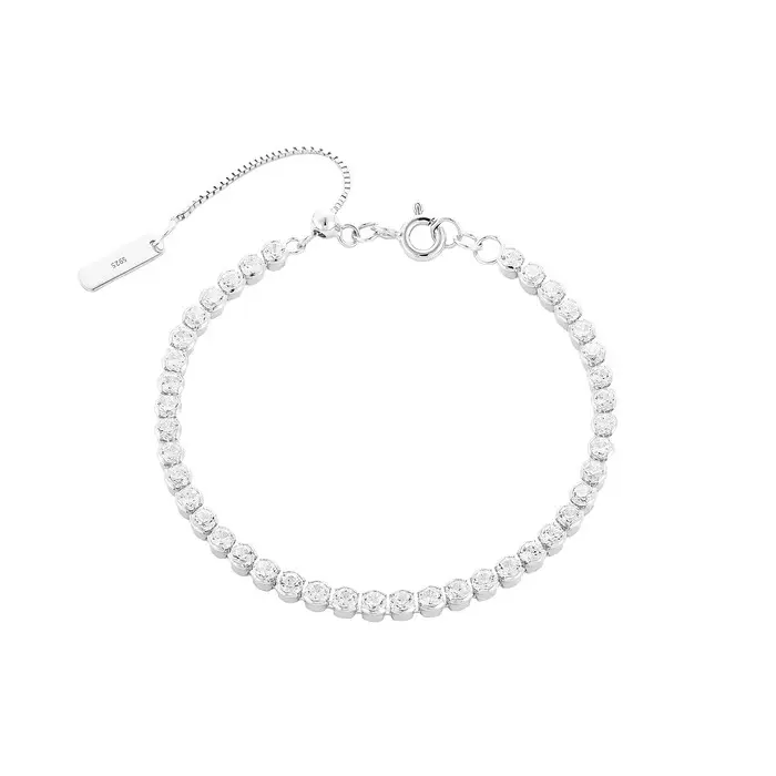 Leila Tennis Bracelet (Demi-fine S925 Silver Water-resistant Jewelry For Her Bestsellers)