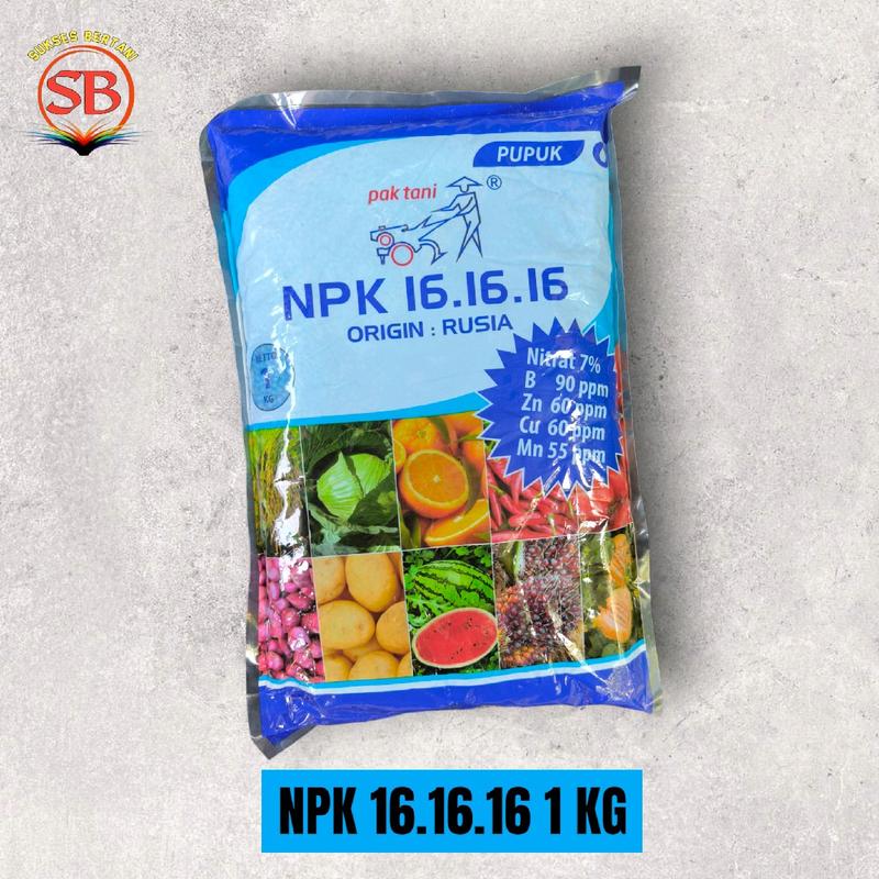 PUPUK NPK 16-16-16 PAK TANI - 1KG 0