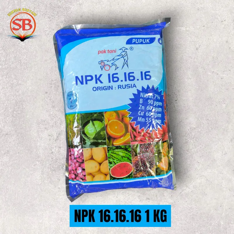PUPUK NPK 16-16-16 PAK TANI - 1KG 0