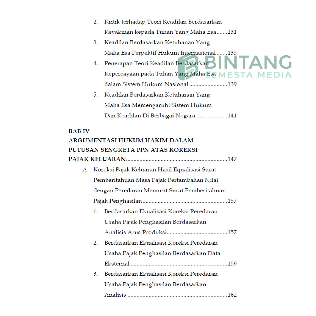 Argumentasi Hukum Hakim dalam Memutus Sengketa PPN Demi Keadilan Berdasarkan Ketuhanan yang Maha Esa: Studi Kasus 797 Putusan Sengketa PPN di Indonesia - Dr. Agus Suharsono, S.H., M.Si., M.H.