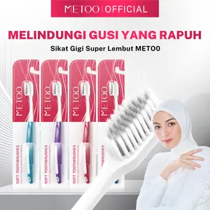 METOO Soft Toothbrushes / Melindungi gusi yang rapuh / Pembersihan mendalam sisa makanan