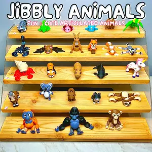 Mainan Anak Figur Hewan Artikulasi Kecil Lucu & Imut Berbagai Bentuk Hewan