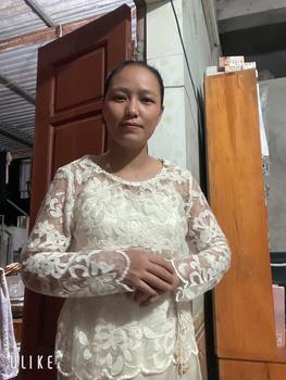 Product Review of set lụa kèm áo ren hàng QCCC  cho nữ phong cách dịu dàng mùa hè 2025 from Q**H A** C**5 0