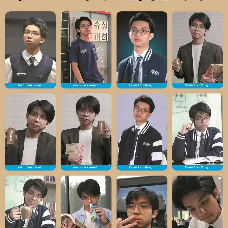 BONUS GANTUNGAN KUNCI, Photocard 50pcs KEVIN LIOS BONG , COD 1