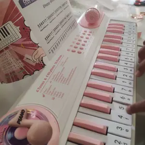 [TATAJOY]Mainan Piano Anak Elektronik 61/37 Keys Digital Elektronik Piano MIC Keyboard Mainan Music Anak Edukasi Awal Untuk