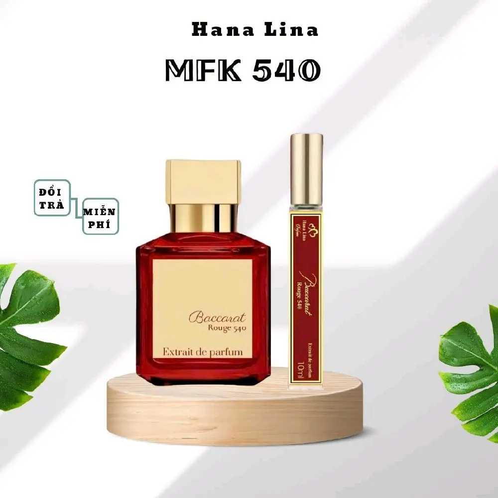 Nước Hoa Nam Nữ Baccarat  540( Chai nhỏ 10ml ) Sang trọng, Tinh tế, Cuốn hút. Nam-Nữ Cosmetic Perfume Women