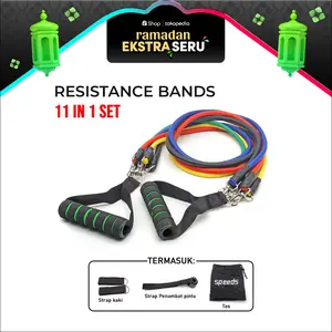 SPEEDS Resistance Bands Tali Elastis Tarik untuk Latihan Fitness Olahraga Portabel Otot Outdoor 024-10